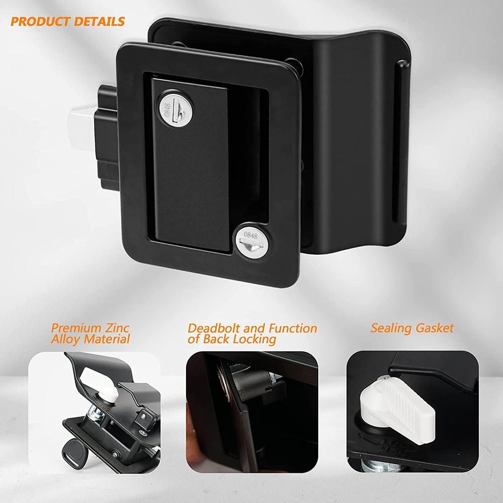 RV Travel Trailer Entry Door Lock,Camper Door Latch with
