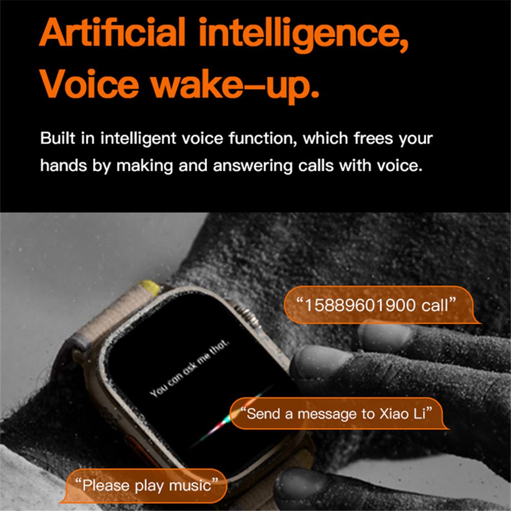 【Free Gift】！S8 T800 Smart Watch Bluetooth Calling Heart Rate Blood Pressure Blood Oxygen Monitoring Information Reminder