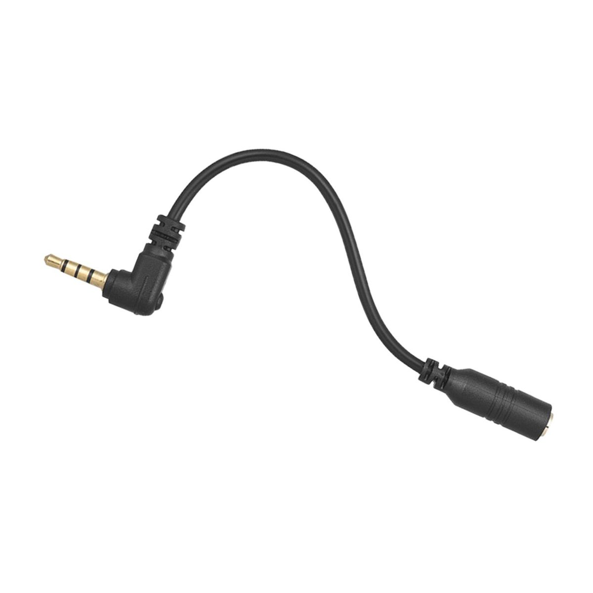3.5mm 3 Pole TRS Female To 4 Pole TRRS Male Audio Extension Cable For