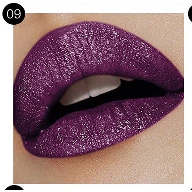 Pudaier Diamond Glitter Liquid Lipstick - 09 - 5ml