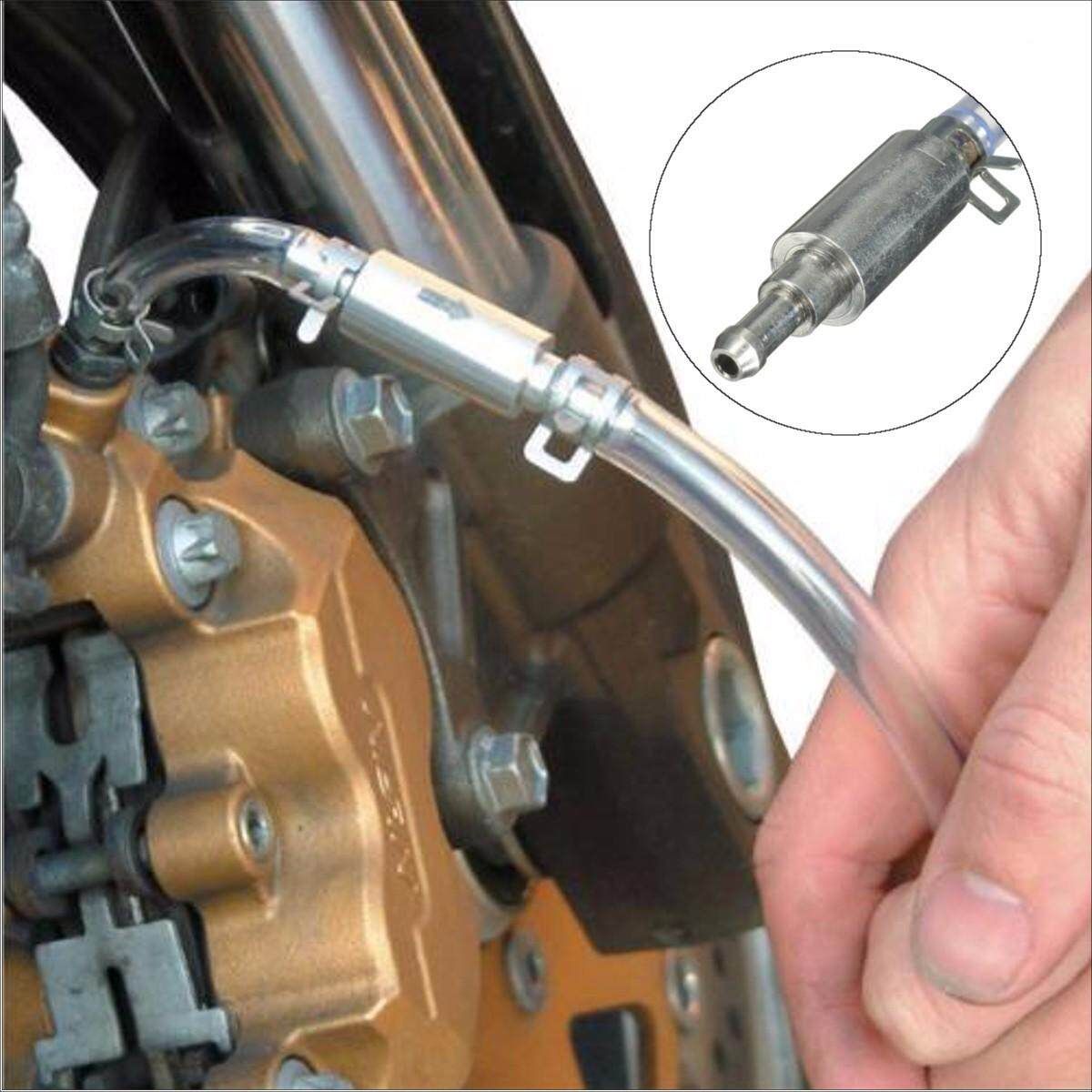 5 X Motorcycle Car Brake Bleeder Clutch & Brake Bleed Tool Kit One Way Valve &Tube