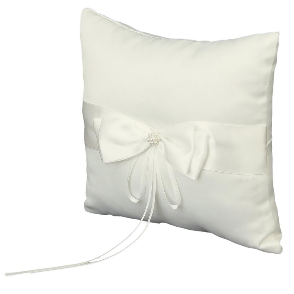 Faux Pea Decorated Wedding Ring Pillow Cushion Bearer 20