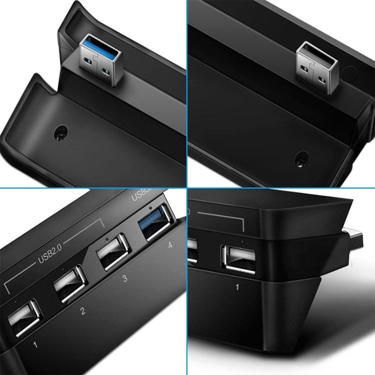 2 PCS Extend USB Adapter Accessories For PS4 Slim