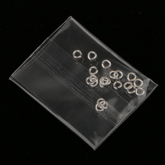40x S925 SilverJump Rings Split Jewelry Making Necklace Earrings