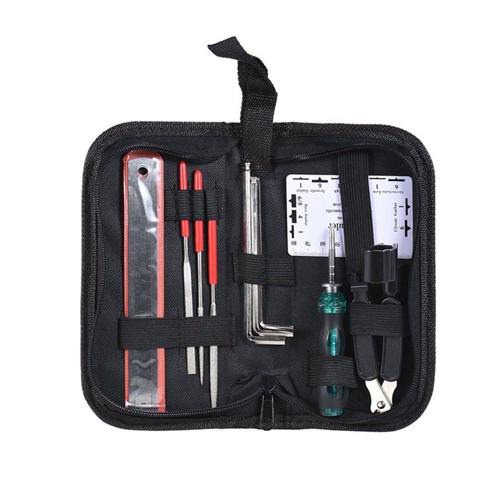 11Pcs Guitar Tool Kit Professional Repairing Maintenance
