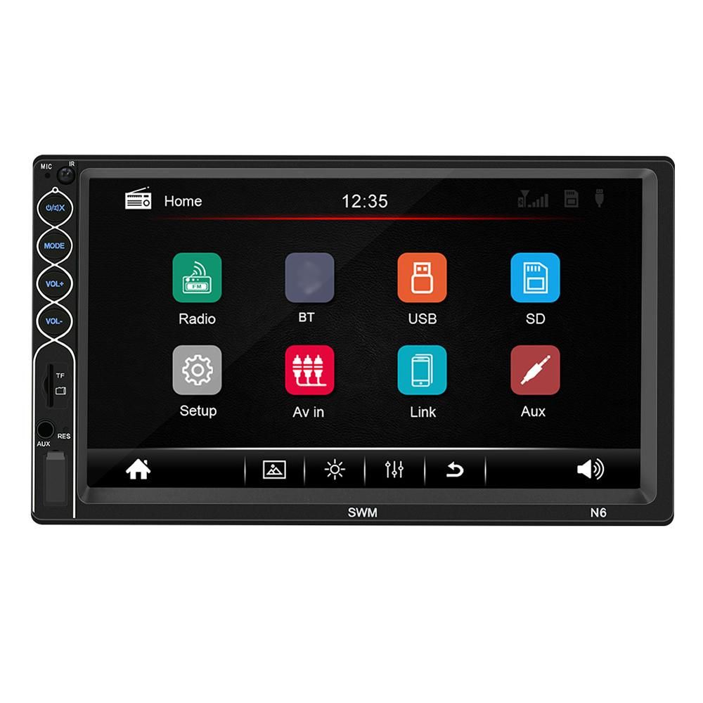 N6 7in Multi-language Car BT MP5 Player Auto Touched Screen Car Music and Video Player Auto Multi-media Player Radio Receiver