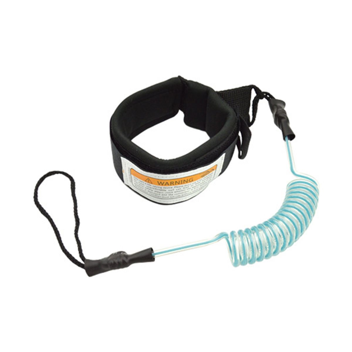 Surfing Feet Rope Coiled Board Straps Replacement Leash Clear Blue