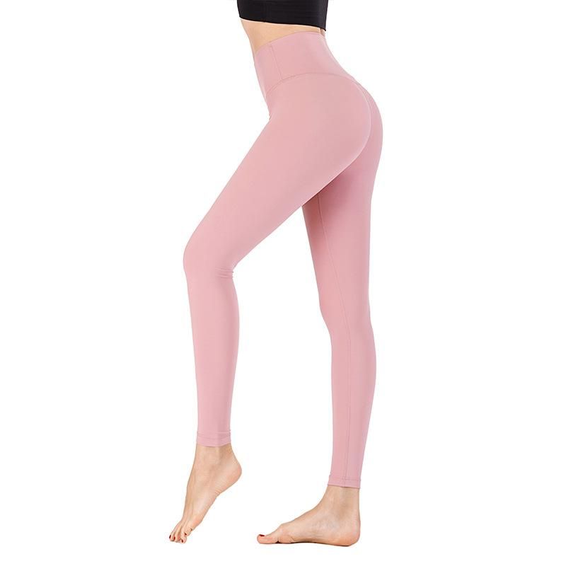 LULU yoga suit, peach hip lifting sports suit, fitness capris, no embarrassment, naked feeling,