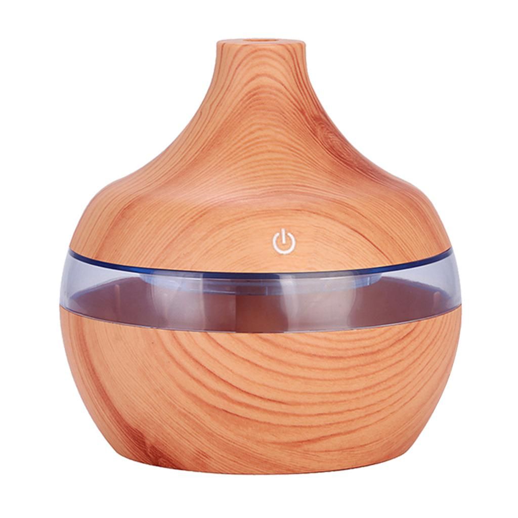Essential Oil  Diffuser LED  Oil Diffuser Light Brown