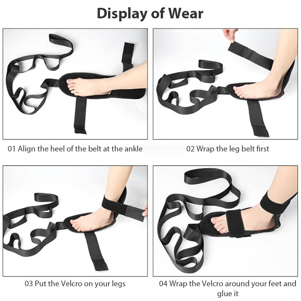Yoga Stretching Trainer Durable Leg Stretcher Strap Stroke