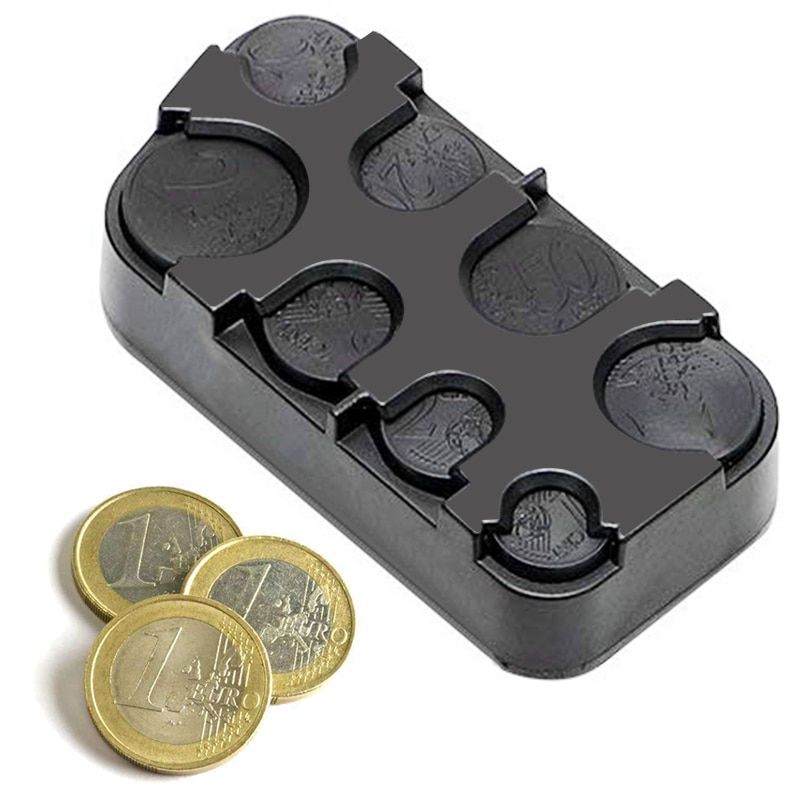 EAFC Car Coins Case Storage Euro Coin Box Holder Money