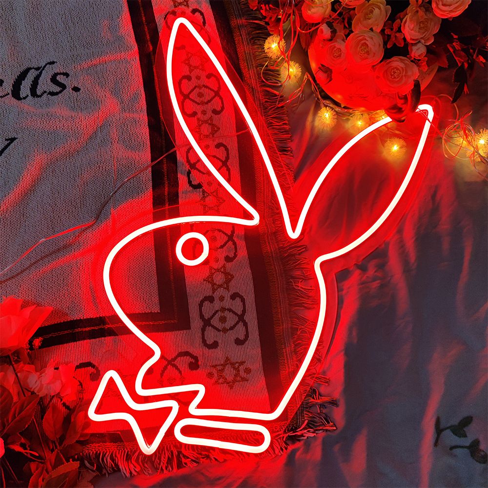 Rabbit Neon Light LED Letter Board Outdoor Indoor Wall