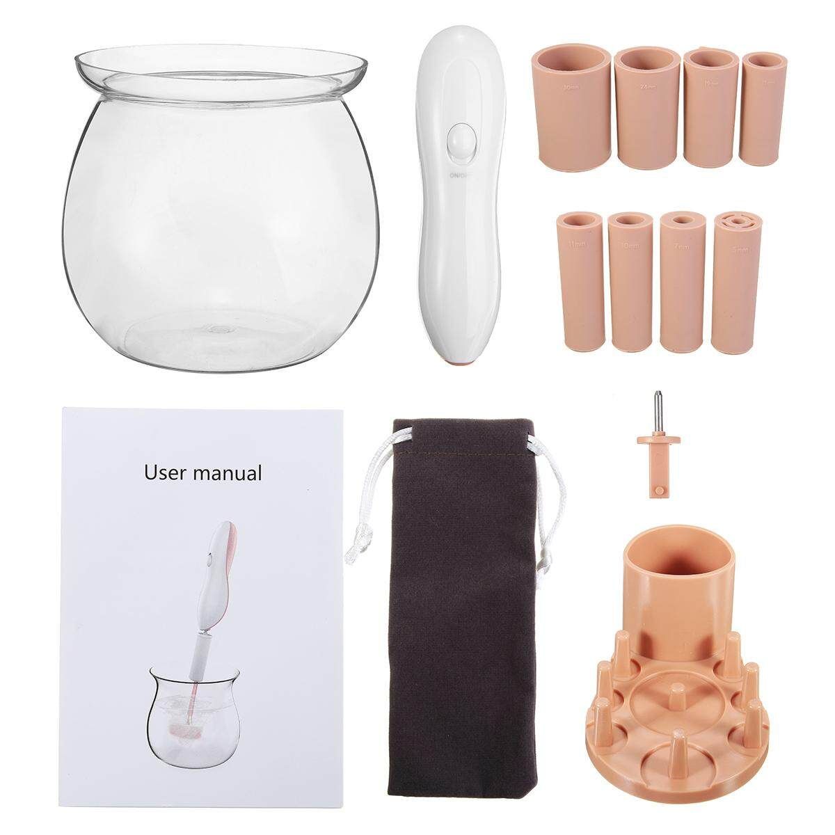 Electric Cosmetic Makeup Wash Brushes Brush Cleaner Dry Washing Machine Tool Set