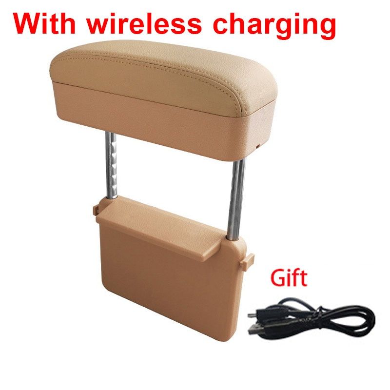 Universal Arm Rest Box Car Armrest Organizer Storage Box PU