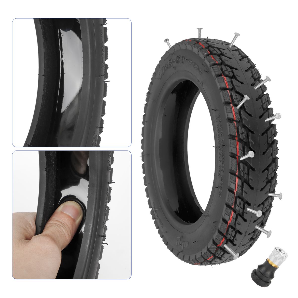 10in Trackslip Scooter Tire Self-Healing Scootor Tubeless