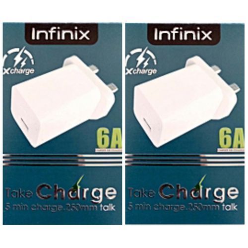 Original 4 In 1 Charger,two Chargers & Two USB - White
