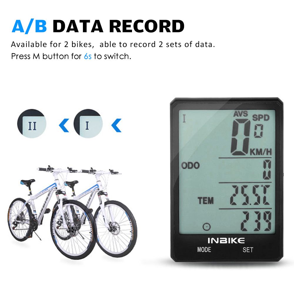 2.8 Inch Bike Wireless Computer Multifunction
