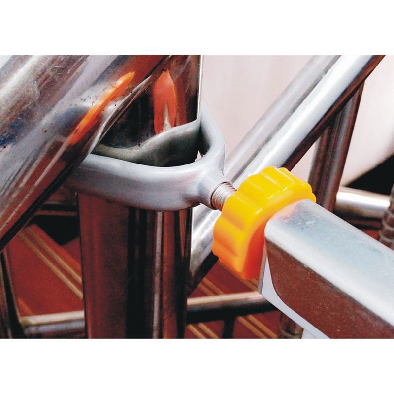 2Pcs OF Set Gate Y-shaped Screw Bolt Nut Staircase Fix Sturdy Safety Bar Install Household Secure Isolation Fence Accessory