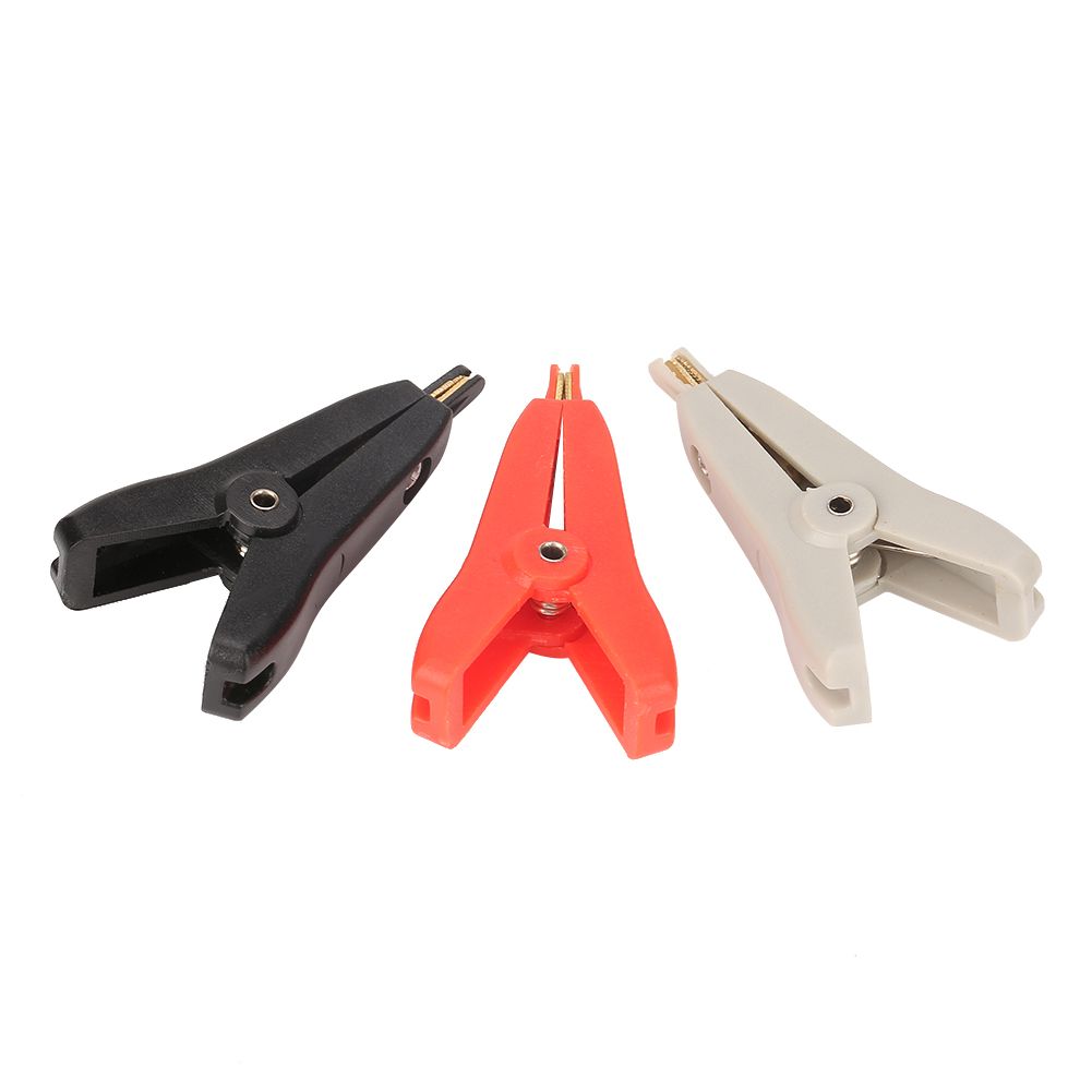 3Pcs P2005 Copper Gold Plated Alligator Clip LCR Kein Test