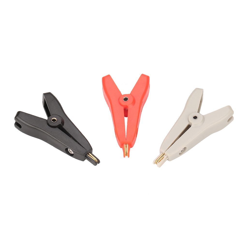 3Pcs P2005 Copper Gold Plated Alligator Clip LCR Kein Test
