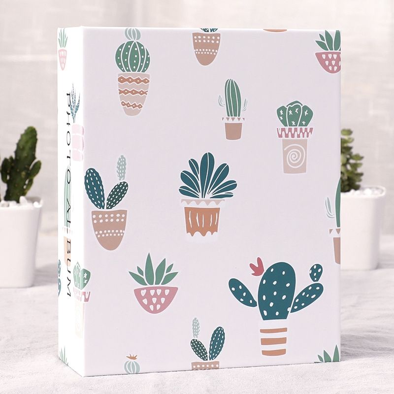 6 Inch 100 Sheets Plastic Photos Cartoon Photo Album