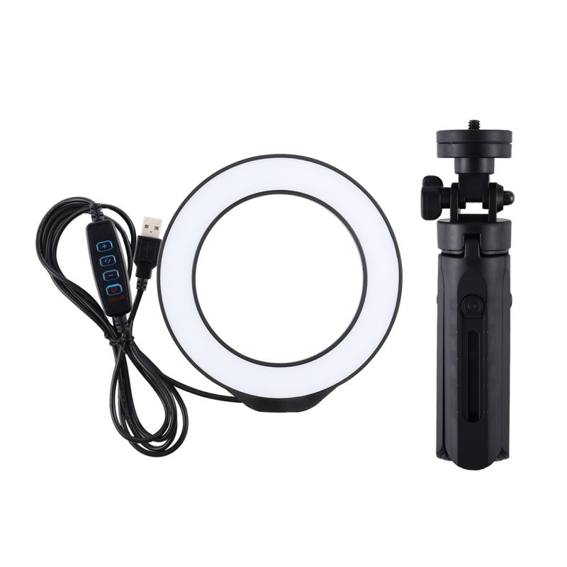 4.7 Inch USB 3 Modes Dimmable LED Ring Light With 16.5cm Tri
