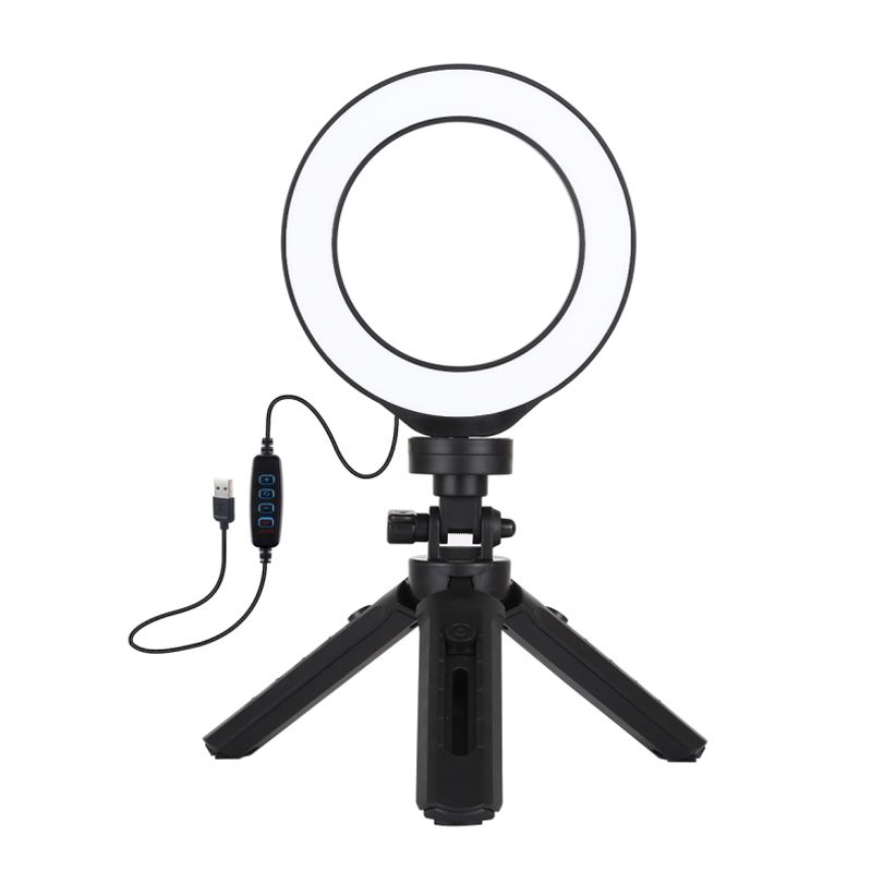 4.7 Inch USB 3 Modes Dimmable LED Ring Light With 16.5cm Tri