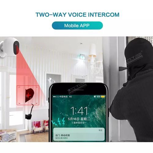 Wireless CCTV Camera Solar Wifi HD 1080P Outdoor IP Camera
