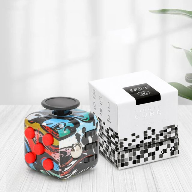 New Pop It Fidgot Toys Infinite Cube Decompression Dice Rubik