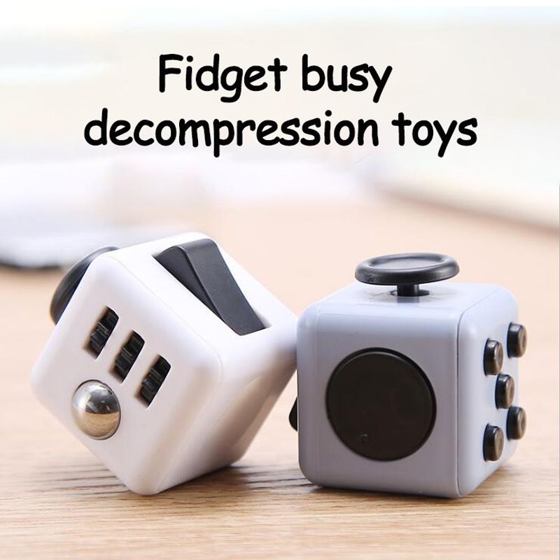 New Pop It Fidgot Toys Infinite Cube Decompression Dice Rubik