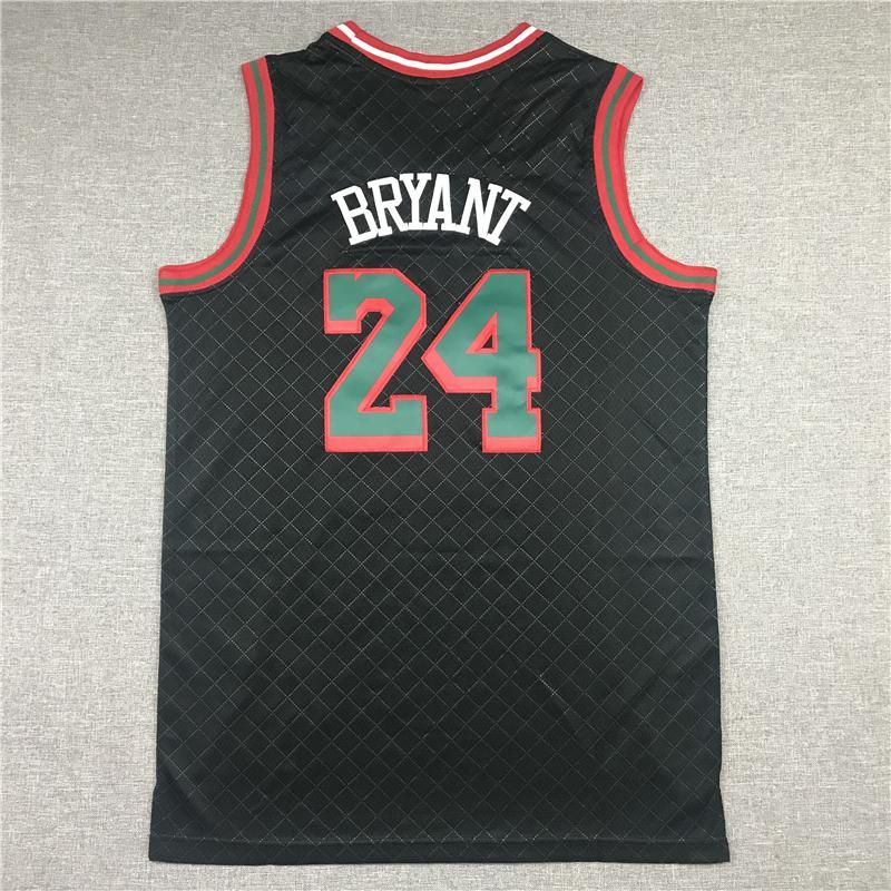 Kobe Bryant lakers black basketball jersey  mesh breathable sports vest