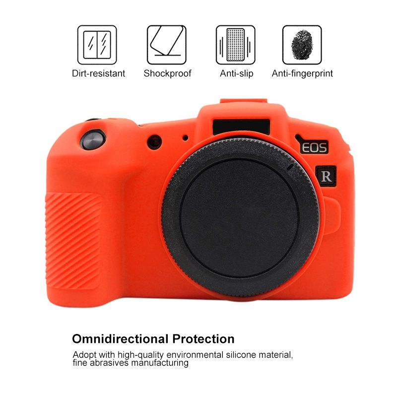 PULUZ Soft Silicone Protective Case For Canon EOS RP(Red)
