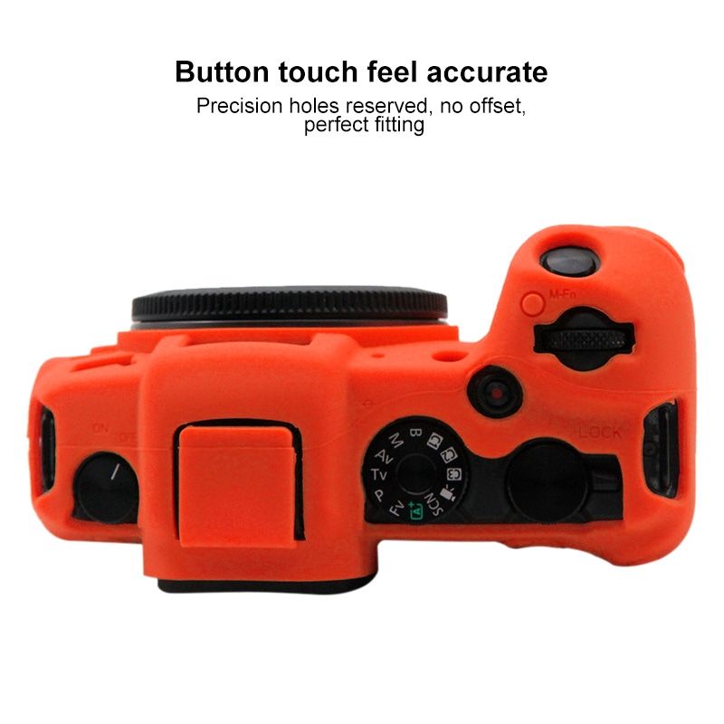 PULUZ Soft Silicone Protective Case For Canon EOS RP(Red)