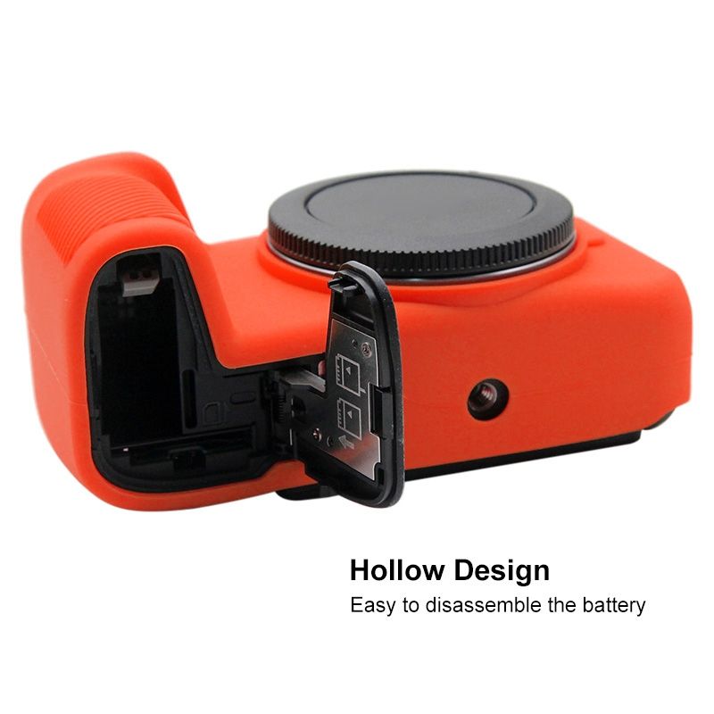 PULUZ Soft Silicone Protective Case For Canon EOS RP(Red)