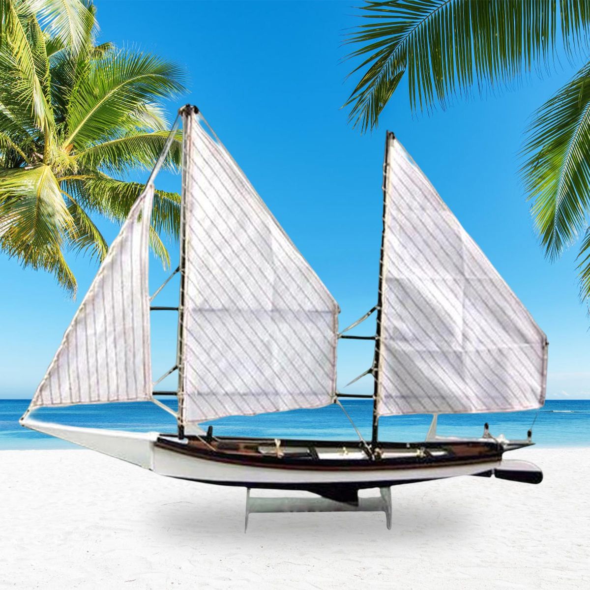 Sailboat Model Kits DIY Assembling Building Kit For Living Room
