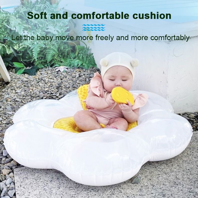 Children Sunflower Seat Baby Inflatable Lifebuoy