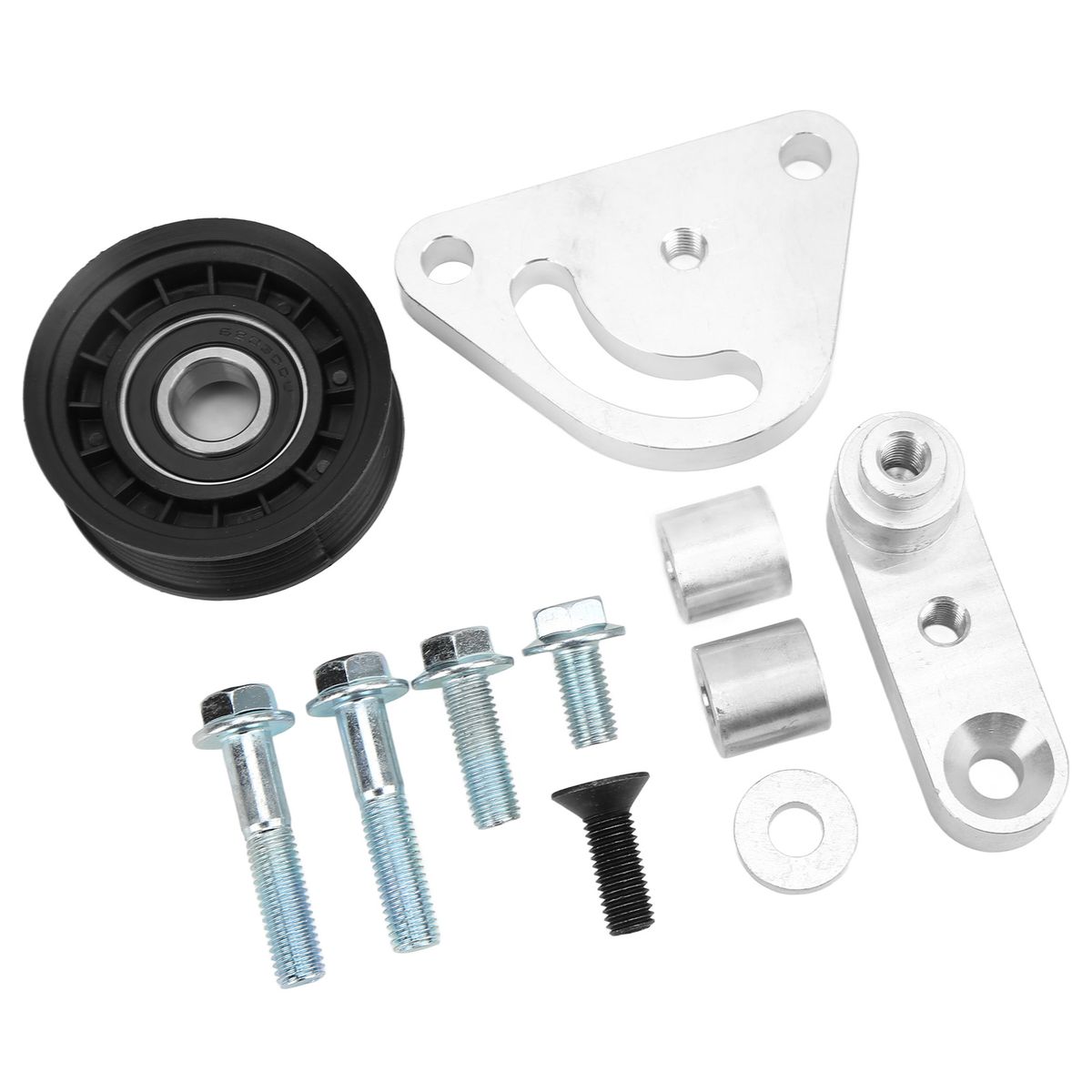 Metal Manual Belt Tensioner With Pulley Car Accessory