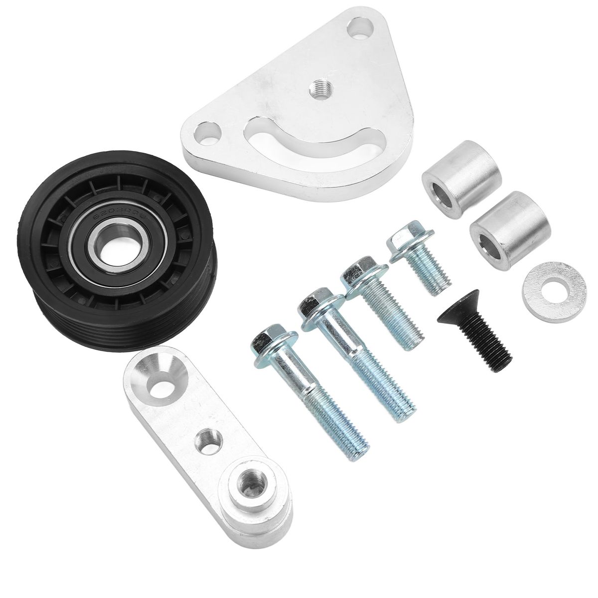 Metal Manual Belt Tensioner With Pulley Car Accessory