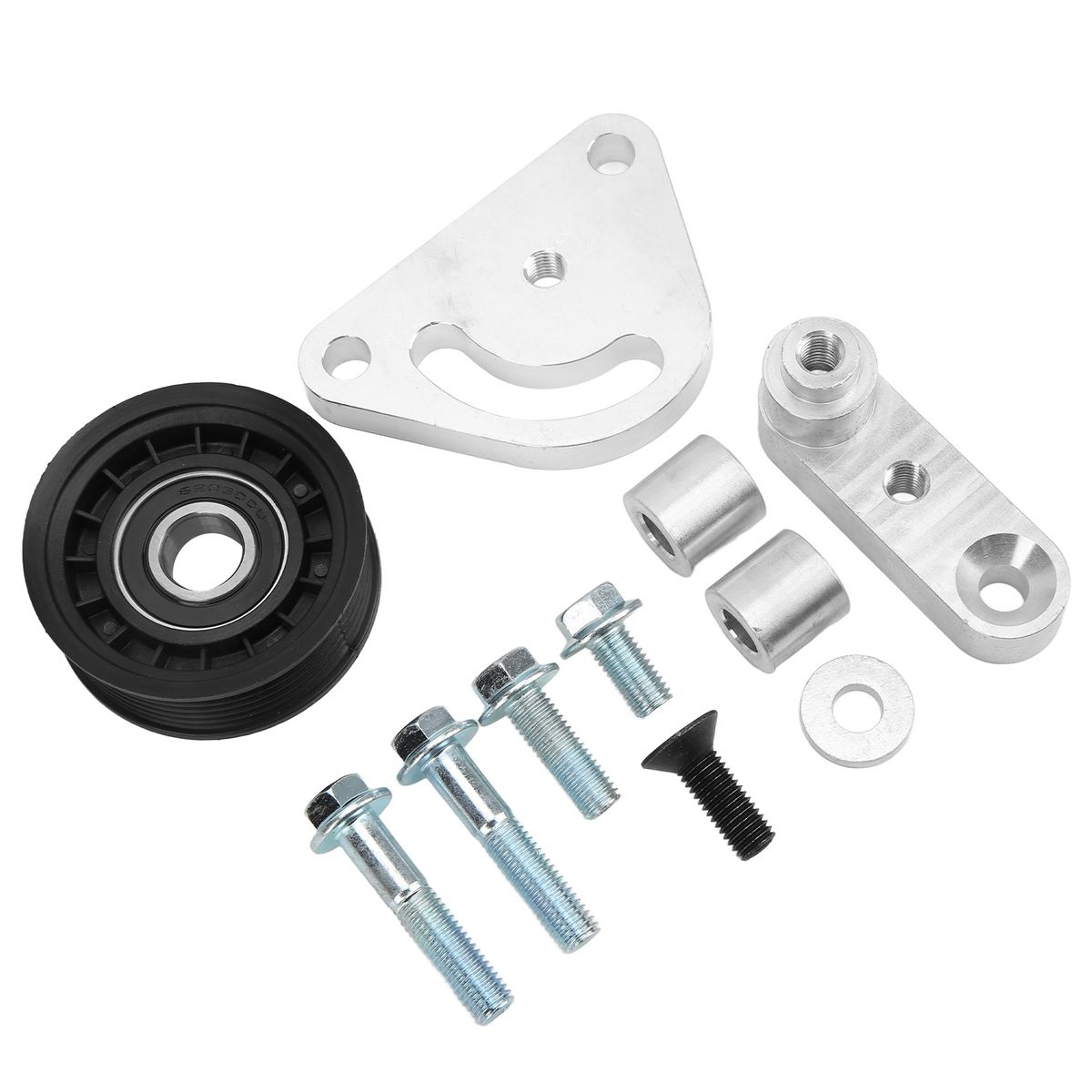 Metal Manual Belt Tensioner With Pulley Car Accessory