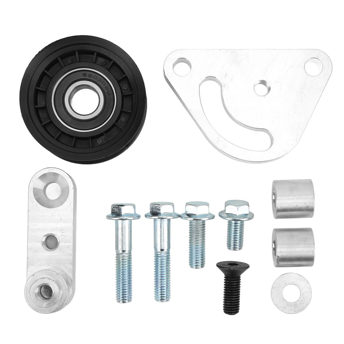 Metal Manual Belt Tensioner With Pulley Car Accessory