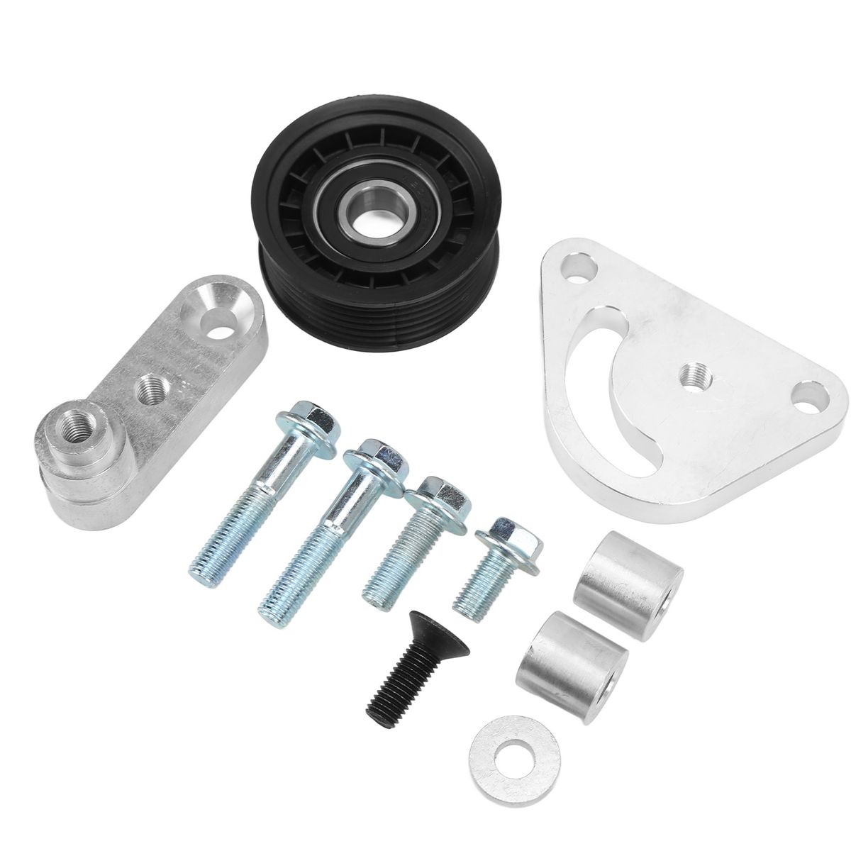 Metal Manual Belt Tensioner With Pulley Car Accessory