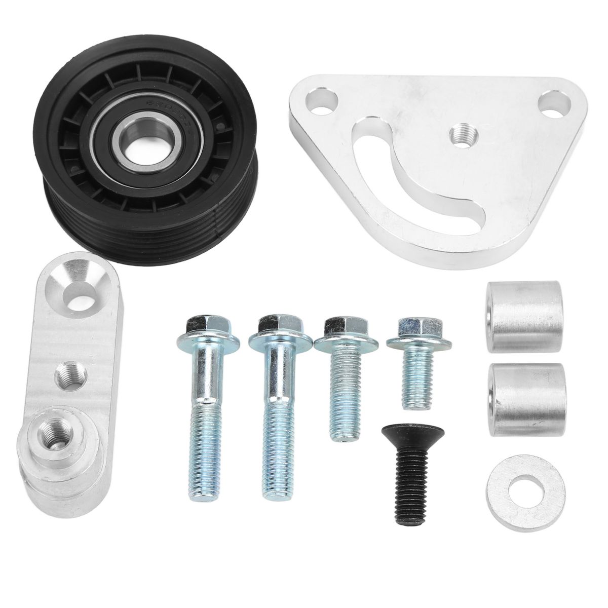 Metal Manual Belt Tensioner With Pulley Car Accessory
