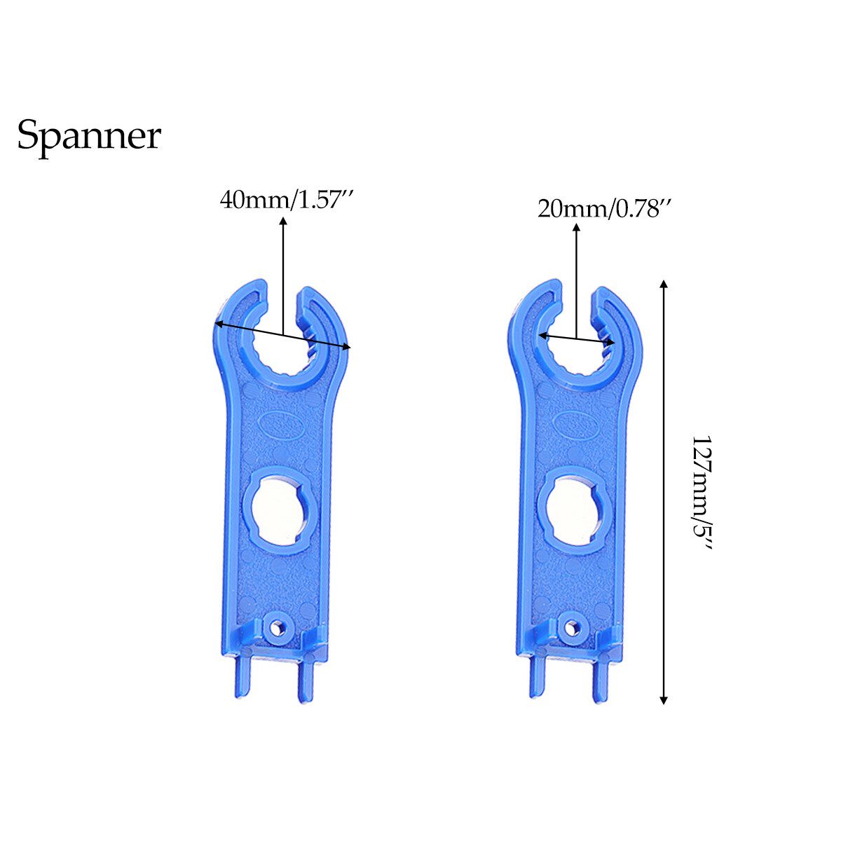 1pair 2pcs MC4 Spanner Solar Panel Connector Disconnect Tool Spanners Wrench ABS Plastic Pocket Solar Connect Quickly