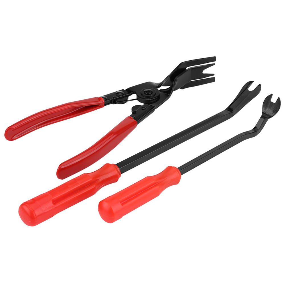 3Pcs Door Trim Rivets Clips Pliers Fastener Remover Puller