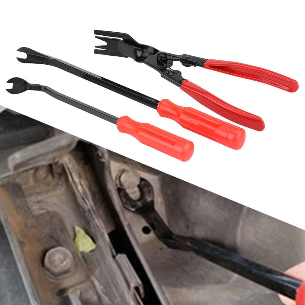 3Pcs Door Trim Rivets Clips Pliers Fastener Remover Puller