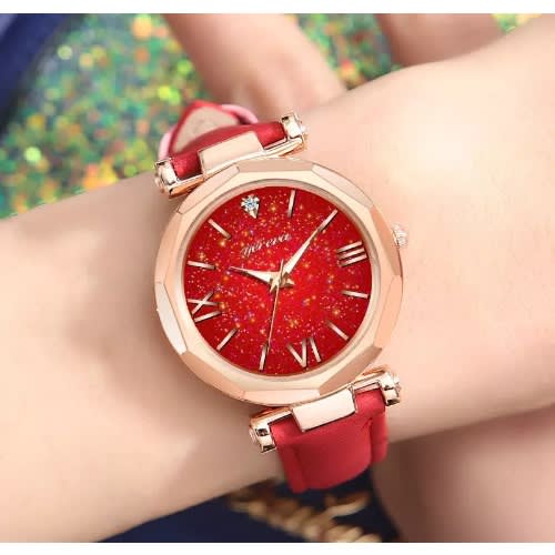 Leather Strap Watch