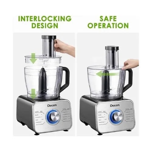 Decen Multifunctional Food Processor - 3.5L - 600W