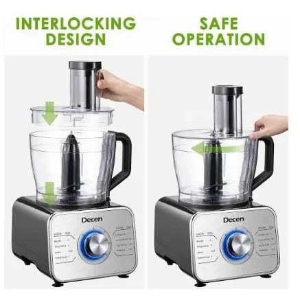 Decen Multifunctional Food Processor - 3.5L - 600W