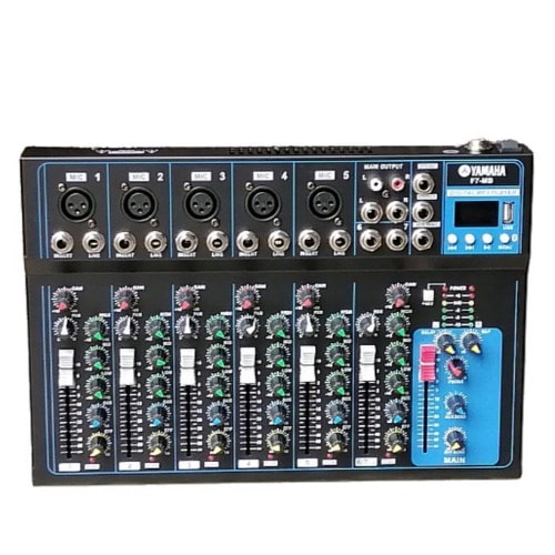 7 Channel Line Bluetooth Live Mixing Studio Audio Sound Mixer Console Usb
