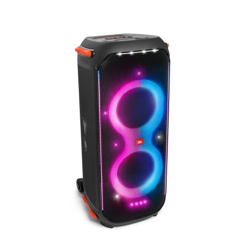 Partybox 710 In Black - Portable And Rollable Bluetooth Party Speaker With Light Effect